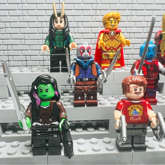 Guardians of the Galaxy Custom Minifigures Lot of 9 - Picture 3 of 6